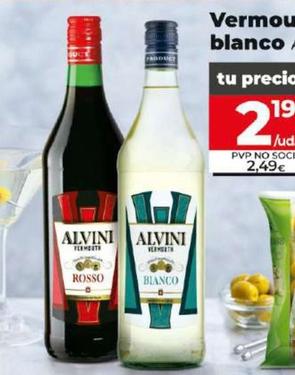 Oferta de Alvini - Vermouth Rojo / Blanco por 2,19€ en Dia
