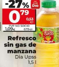 Oferta de Dia Upss - Refresco Sin Gas De Manzana por 0,79€ en Dia