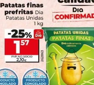 Oferta de Dia Patatas - Patatas Finas Prefritas por 1,57€ en Dia