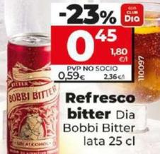 Oferta de Dia Bobbi Bitter - Refresco Bitter por 0,45€ en Dia
