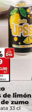 Oferta de Dia Upss - Refresco Con Gas De Limon Con 8% De Zumo por 0,29€ en Dia