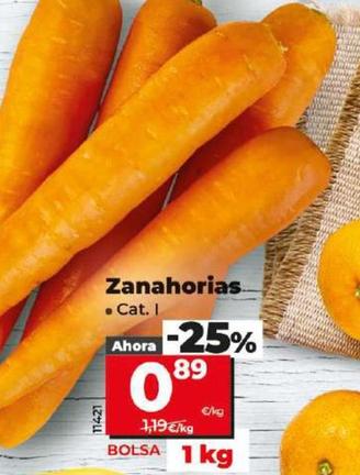 Oferta de Zanahorias por 0,89€ en Dia