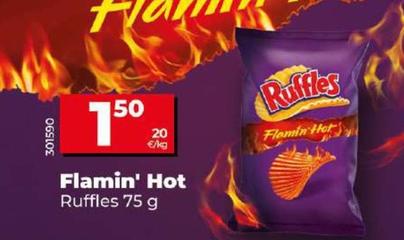 Oferta de Ruffles - Flamin' Hot por 1,5€ en Dia