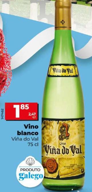 Oferta de Vina Do Val - Vino Blanco por 1,85€ en Dia