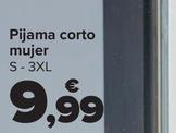 Oferta de Pijama Corto Mujer por 9,99€ en Carrefour
