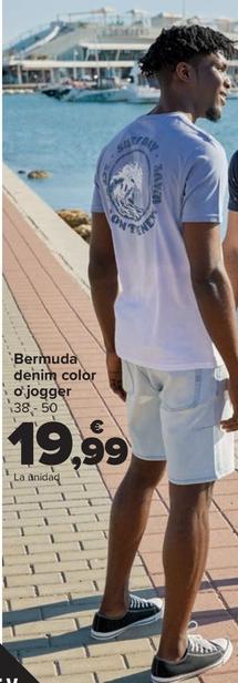 Oferta de Bermuda  Denim Color  O Jogger por 19,99€ en Carrefour