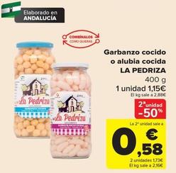 Oferta de La Pedriza - Garbanzo Cocido O Alubia Cocida por 1,15€ en Carrefour