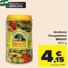 Oferta de Bravo - Aceitunas Chupadedos  por 4,15€ en Carrefour