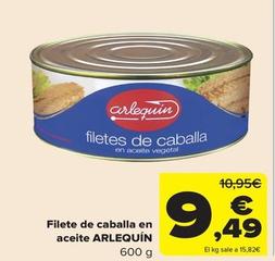 Oferta de Arlequín - Filete De Caballa En Aceite  por 9,49€ en Carrefour