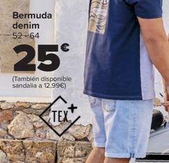 Oferta de Bermuda Denim por 25€ en Carrefour