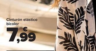 Oferta de Cinturón Elástico Bicolor por 7,99€ en Carrefour
