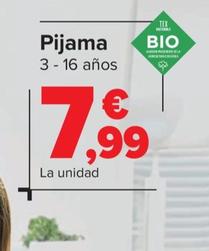 Oferta de Pijama por 7,99€ en Carrefour