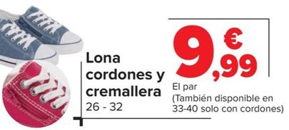 Oferta de Lona Cordones Y Cremallera por 9,99€ en Carrefour