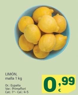 Oferta de Limon Malla por 0,99€ en HiperDino