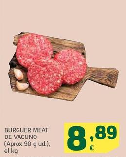 Oferta de Burguer Meat De Vacuno por 8,89€ en HiperDino