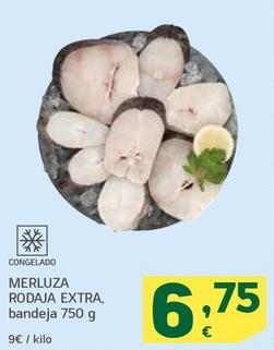 Oferta de Merluza Rodaja Extra por 6,75€ en HiperDino