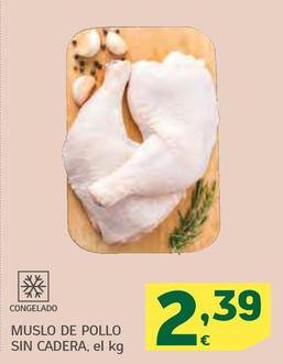 Oferta de Muslo De Pollo Sin Cadera por 2,39€ en HiperDino