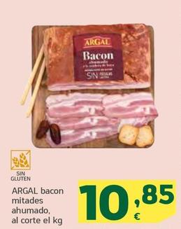 Oferta de Argal - Bacon Mitades Ahumado por 10,85€ en HiperDino