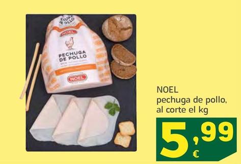 Oferta de Noel - Pechuga De Pollo por 5,99€ en HiperDino