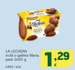 Oferta de La Lechera - Trufa O Galleta María por 1,29€ en HiperDino