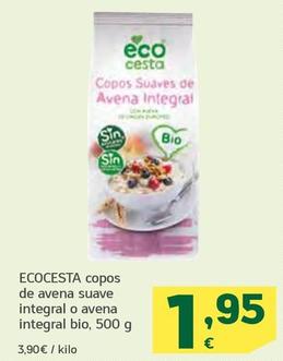 Oferta de Eco Cesta - Copos De Avena Suave Integral O Avena Integral Bio por 1,95€ en HiperDino