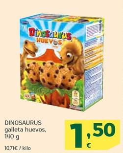 Oferta de Dinosaurios - Galleta Huevos por 1,5€ en HiperDino