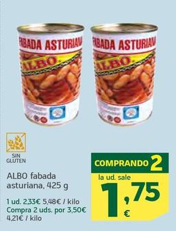 Oferta de Albo - Fabada Asturiana por 2,33€ en HiperDino