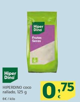 Oferta de Hiperdino - Coco Rallado por 0,75€ en HiperDino