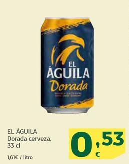 Oferta de El Águila - Dorada Cerveza por 0,53€ en HiperDino