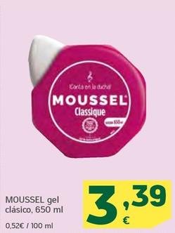 Oferta de Moussel - Gel Clasico por 3,39€ en HiperDino