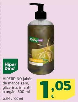 Oferta de Hiperdino - Jabon De Manos Zero por 1,05€ en HiperDino