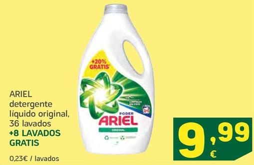 Oferta de Ariel - Detergente Liquido Original por 9,99€ en HiperDino