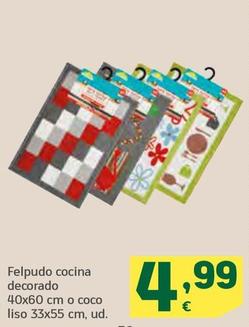 Oferta de Felpudo Cocina Decorado por 4,99€ en HiperDino