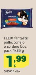 Oferta de Felix - Fantastic Pollo por 1,99€ en HiperDino