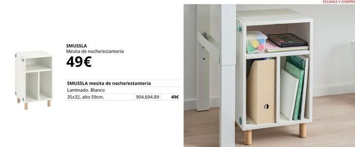 Oferta de Ikea - Mesita De Noche por 49€ en IKEA