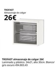 Oferta de Ikea - Almacenaje De Colgar por 26€ en IKEA
