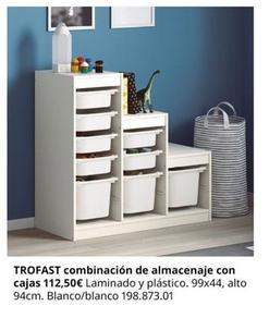 Oferta de Ikea - Combinación De Almacenaje Con Cajas por 112,5€ en IKEA