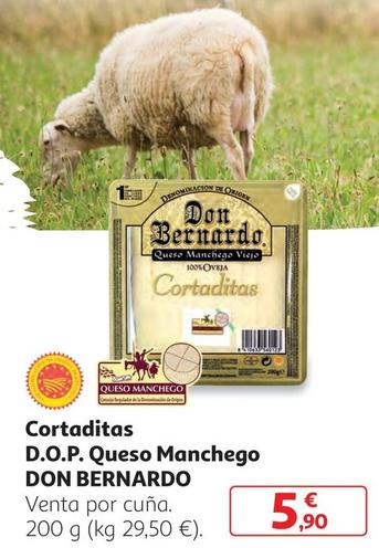 Oferta de Don Bernardo - Cortaditas D.O.P. Queso Manchego por 5,9€ en Alcampo