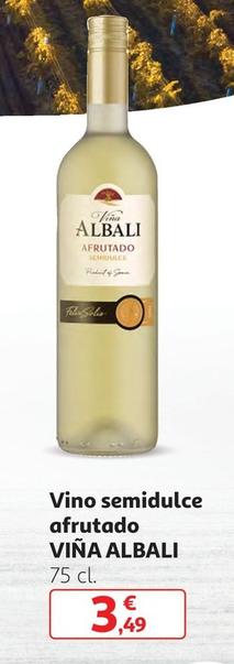 Oferta de Viña Albali - Vino Semidulce Afrutado por 3,49€ en Alcampo