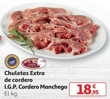 Oferta de Cordero Manchego - Chuletas Extra De Cordero I.g.p. por 18,95€ en Alcampo