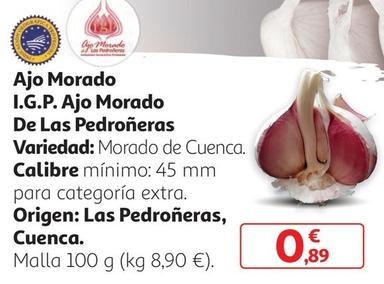 Oferta de De Las Pedroneras - Ajo Morado I.G.P. por 0,89€ en Alcampo