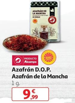 Oferta de Alcampo - Azafrán D.O.P. Azafrán De La Mancha por 9,99€ en Alcampo