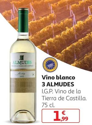 Oferta de 3 Almudes - Vino Blanco por 1,99€ en Alcampo