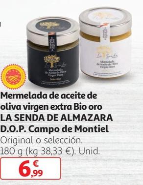 Oferta de Oro La Senda De Almazara - Mermelada De Aceite De Oliva Virgen Extra Bio D.O.P Campo De Montiel por 6,99€ en Alcampo
