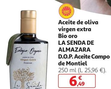 Oferta de Oro La Senda De Almazara - Aceite De Oliva Virgen Extra Bio Aceite Campo De Montiel por 6,49€ en Alcampo