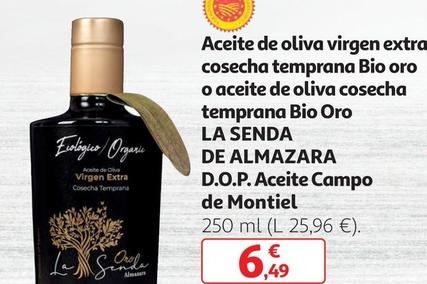 Oferta de Oro La Senda De Almazara - Aceite De Oliva Virgen Extra Cosecha Temprana Bio por 6,49€ en Alcampo