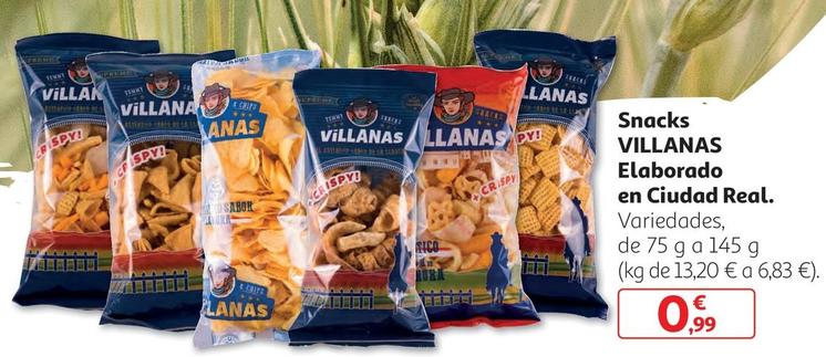 Oferta de Villanas - Snacks Elaborado En Ciudad Real por 0,99€ en Alcampo
