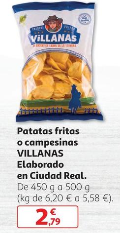 Oferta de Villanas - Patatas Fritas O Campesinas  Elaborado En Ciudad Real por 2,79€ en Alcampo