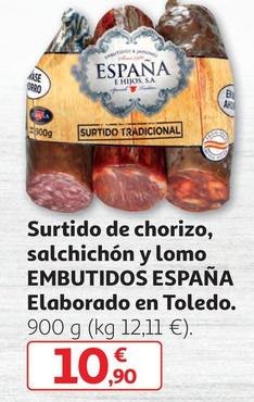 Oferta de Embutidos España - Surtido De Chorizo, Salchichón Y Lomo  por 10,9€ en Alcampo