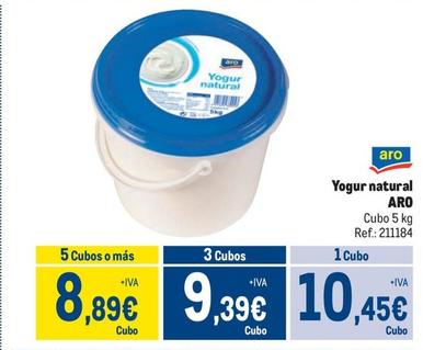 Oferta de Aro - Yogur Natural por 10,45€ en Makro
